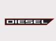Diesel logo sticker for hood side, right-hand, Polaris Ranger 900/1000 Diesel.