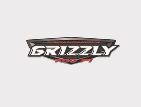 Sticker – Grizzly 700 FI logo decal for Yamaha Grizzly 700 EPS tank, RH and LH sides (2009–2015)