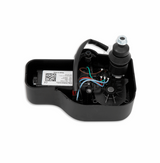 Wiper motor for Honda SXS520 Pioneer by DGT Agri, black plastic housing with wired connectors.