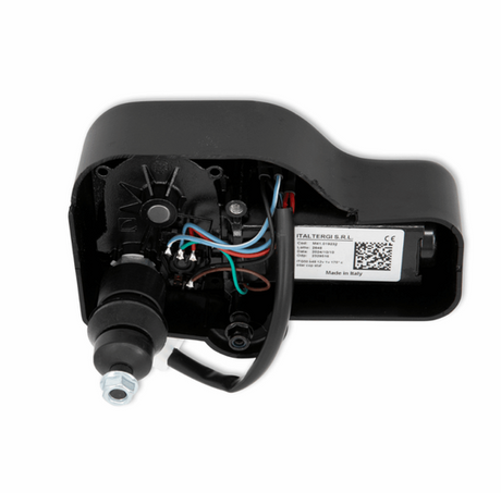 Wiper motor assembly with wiring harness for Honda SXS520 Pioneer, black housing