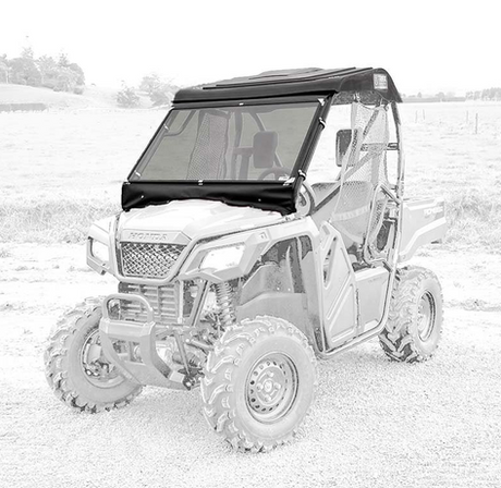 DGT Agri cab roof with windscreen and wiper kit for Honda SXS520 Pioneer UTV