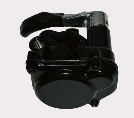 Thumb throttle assembly for Honda Fourtrax/Foreman/Rancher range, black compact unit with lever.