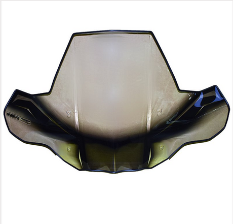 Windscreen Cobra Pro-Tek Universal ATV, smoke-tinted, no headlight cut-out.