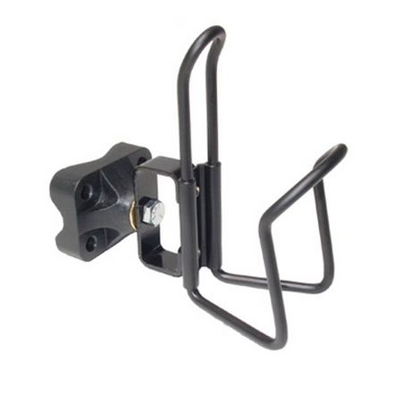 Drink Cage for UTV, black metal mounting bracket with clamp