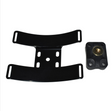 Bucket Binder UTV kit: two black curved straps with mounting block.