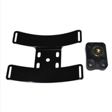 Bucket Binder UTV kit: two black curved straps with mounting block.