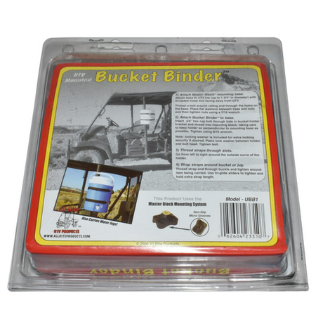 Bucket Binder UTV red plastic case by DGT Agri packaging