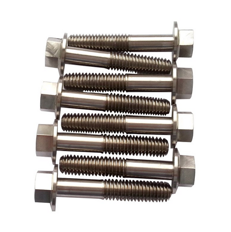 Flange bolts 10x40 HT AF14 part-thread, metal hex-head bolts (six shown)