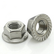 DGT Agri flange nuts, 12mm AF17, P1.25, zinc-plated, two nuts