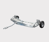 C-Dax Eliminator Weed Wiper 2.4m, galvanized steel frame with dual wheels, by DGT Agri.