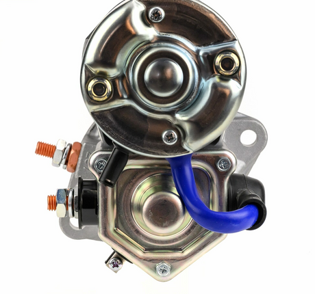 Denso gear-reduction starter motor, 12V, 2.7kW, blue wire