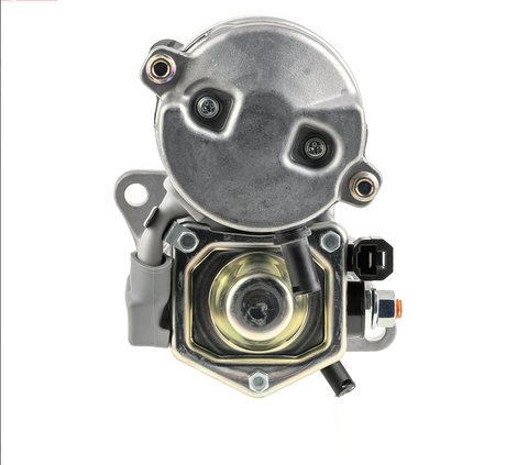 Denso gear-reduction starter motor, 12V 1.2kW, gray metal housing