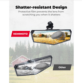 Centre rear view mirror for CFMoto UForce 950 / ZForce 950 ATV, Kemimoto, shatter-resistant design