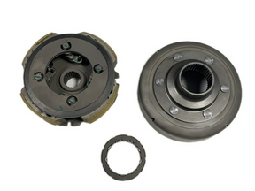 Drive Clutch Kit for Honda TRX 420 CVT by DGT Agri; includes friction plate, pressure plate and snap ring.