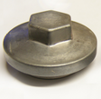 Differential oil filler cap for Honda TRX (1985–2018), steel cap with hex bolt.