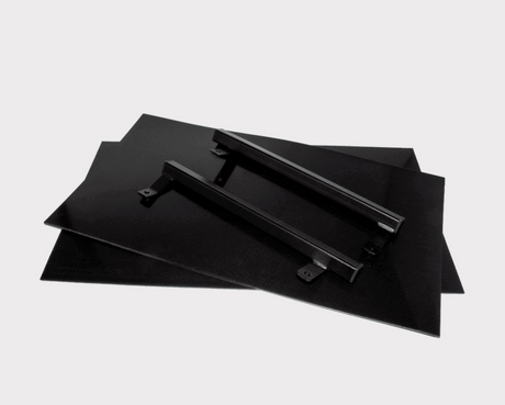 Mudflap Kit for CFMoto UForce U10 Pro by DGT Agri, black fender flares with mounting bars