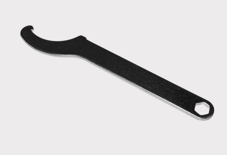 Front shock wrench for Kubota RTV shocks, black steel, DGT Agri
