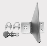 Hyper Tow hitch kit for Yamaha YFM 450/700 (2020–2026); steel mounting plate with 1 hitch ball and 2 U-bolt clamps