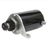 Starter motor with black housing and 16-tooth gear in a 106mm case