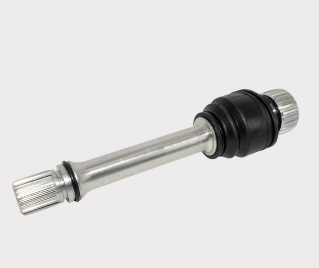 Rear prop shaft by DGT Agri for Honda TRX 420/500/520 FA, metal shaft with splined ends and black rubber boot