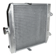 Radiator for Honda SXS 500 / 520 Pioneer (2015–2022), aluminum silver cooling radiator by DGT Agri.