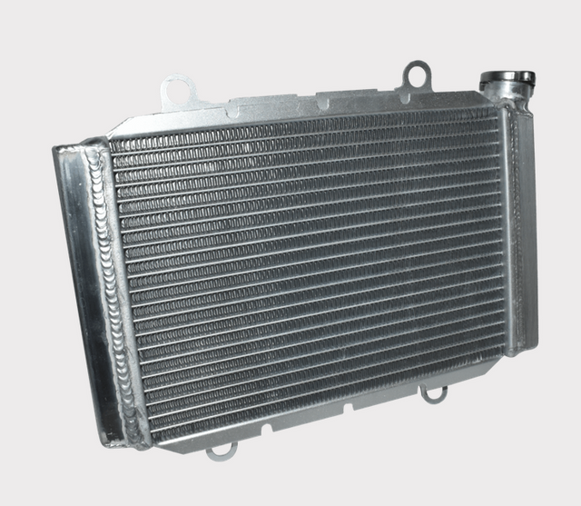 Radiator Yamaha YFM 450 Kodiak (2018–2022) by DGT Agri, metal finned cooling radiator
