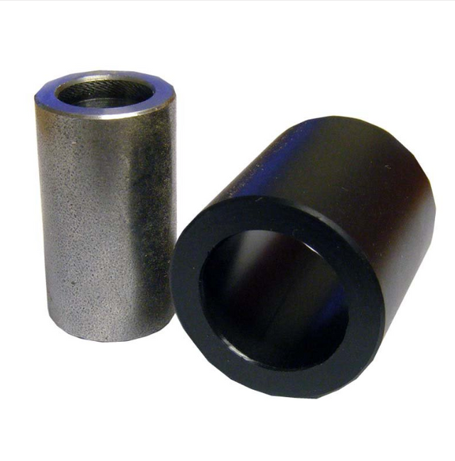 Front Upper Shock Bush Kit by DGT Agri for John Deere XUV 855D, suspension bushings, pair (black outer, grey inner)