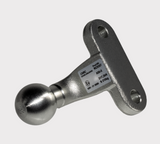 Tow Ball 50mm chrome flange-type hitch ball with mounting holes by DGT Agri