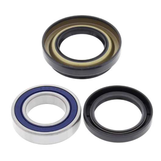 Rear wheel bearing kit for Honda TRX300/TRX300FW (1988–2000) three-piece with bronze outer race and blue-sealed bearing