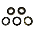 Front Wheel Bearing Kit by DGT Agri for Yamaha/Suzuki (1987–2019); five-piece set with black rubber seals and metal rings.