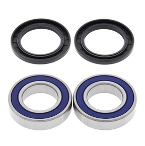 Rear Wheel Bearing Kit by DGT Agri for Suzuki Quadrunner (1988–1998); two black seals and two blue-sealed bearings.
