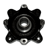 Front Wheel Hub by DGT Agri for Polaris Ranger 800/900D (2011–2014), black metal wheel bearing hub.