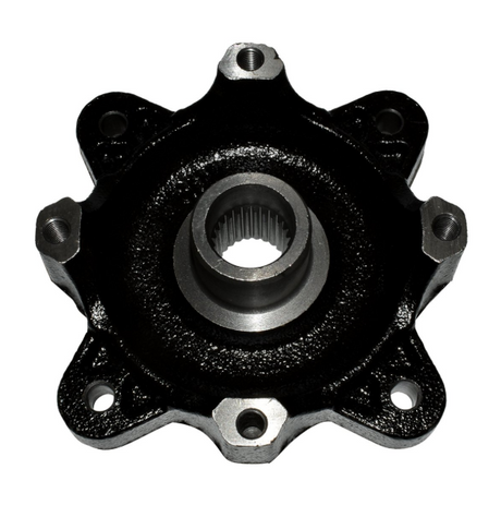 Front Wheel Hub by DGT Agri for Polaris Ranger 800/900D (2011–2014), black metal wheel bearing hub.