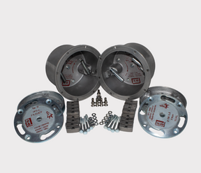 Clic Dual Wheel Hub Kit – Type 12 Multifit, metal wheel hub components and fasteners by DGT Agri