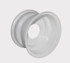 Clic Rim 6 x 10 wheel rim, white Type 8, DGT Agri, for off-road/ATV use.
