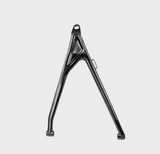 Can-Am Maverick X3 left lower A-arm, black steel, for 2017–2022.