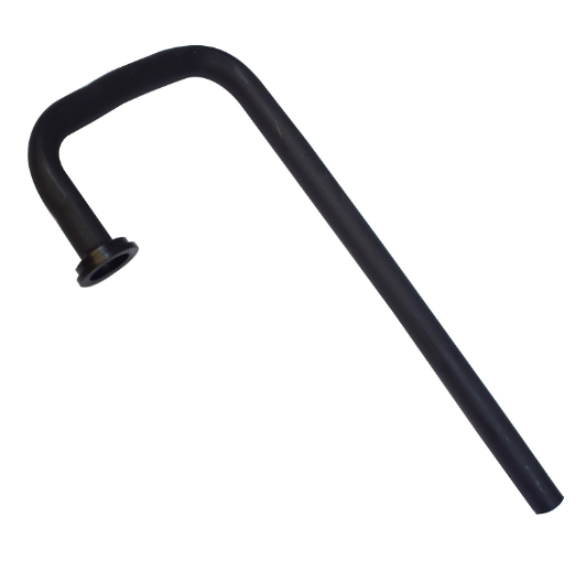 Poly Bypass Tube for Fimco Sprayer, black poly tube with elbow bend