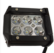 DGT Agri Hyper LED Spot Light 18W 12V/24V LED light bar with six LEDs in a black aluminum housing