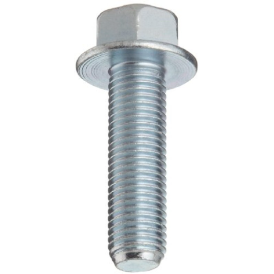 Flange bolt M10 x 35mm high-tensile, zinc-plated steel, DGT Agri, pack of 25