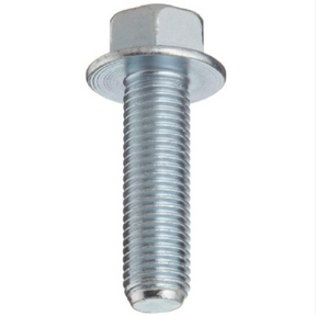 Flange bolts M6 x 10mm high-tensile, zinc-plated steel, 25-pack