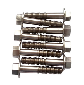 Flange bolts DGT Agri M6 x 60mm HT, hex head, threaded, pack of 25