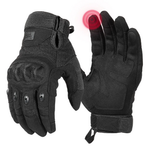 Motorcycle / Tactical Gloves, black, large, by DGT Agri; PPE gloves with knuckle protection (2 gloves).