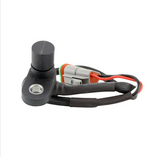 Speed sensor for Can-Am Outlander/Renegade (2000–2020), black sensor with wiring harness and gray connector.