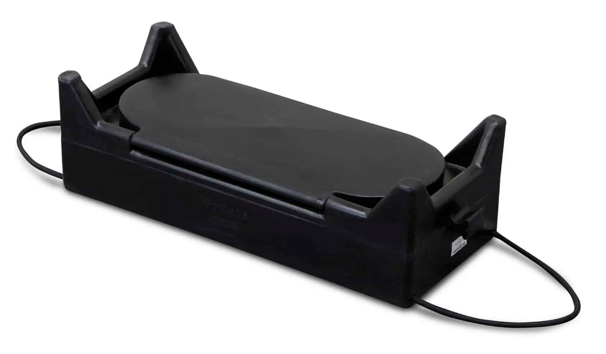 Wydale ATV front dry box, black plastic storage box for ATV cargo racks, 700 x 300mm