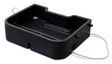 DGT Agri Wydale ATV Rear Trunk storage box, black plastic cargo rack accessory, 860 x 700mm.
