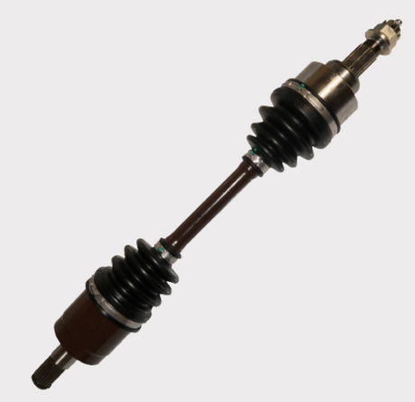 CV driveshaft by Hyper for Honda TRX420 IRS front (2009–2014), complete with black CV boots