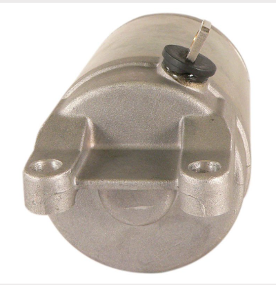Starter motor (silver) for Can-Am DS 450 / DS 450X ATV by DGT Agri (replaces 420-685-100 / 428000-4970)