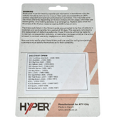 Rear disc brake pad set for Polaris ATV (1987–2005) in Hyper-branded packaging