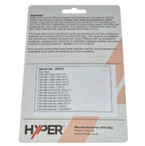 Rear right-hand brake pad set, Hyper packaging; for Can-Am Traxter/Defender/Commander/Maverick X3 UTV (ATV City).