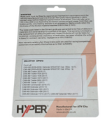 Front left disc brake pad set for Can-Am Traxter and Maverick models by Hyper for ATV City